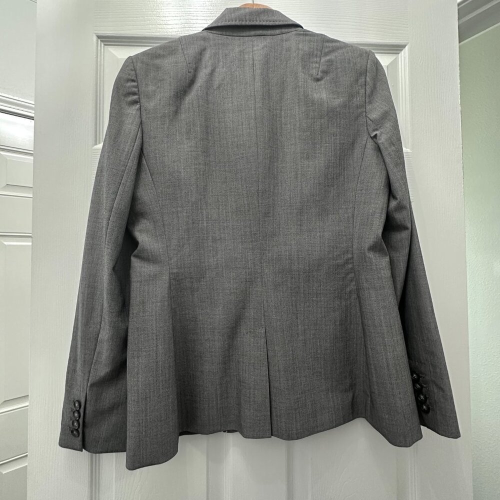 Banana Republic Gray Blazer Suit Jacket Size 12 - Picture 9 of 14